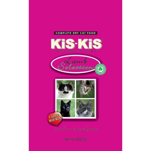 KiS-KiS Lamb selection корм для взрослых кошек с ягненком 450 гр фото 2