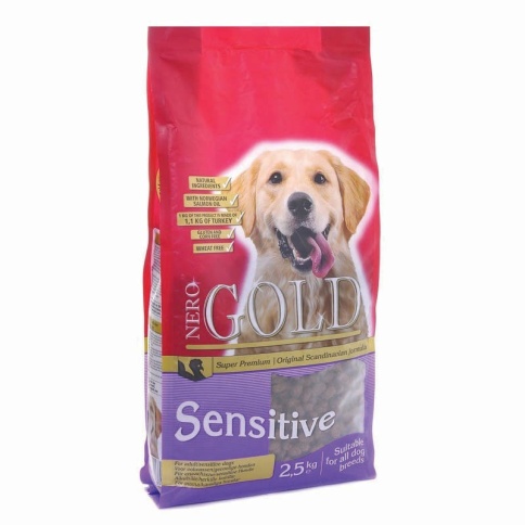 Nero Gold Adult Dog Sensitive Turkey Rice сухой корм супер премиум класса для взрослых собак с чувствительным пищеварением с индейкой и рисом - 12 кг фото 2