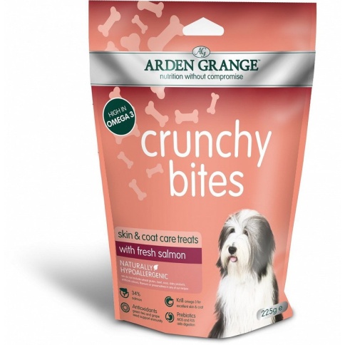 Лакомство Arden Grange Crunchy Bites для собак с лососем - 225 г фото 2