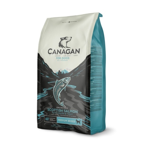 Canagan GF Scottish Salmon сухой корм для собак всех пород с лососем - 12 кг фото 1
