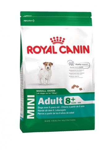 Royal Canin Mini Adult 8+ сухой корм для взрослых собак мелких пород старше 8 лет - 2 кг фото 1
