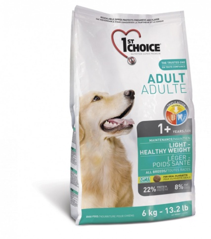 1st Choice Adult для взрослых собак облегченный с курицей - 6 кг фото 1