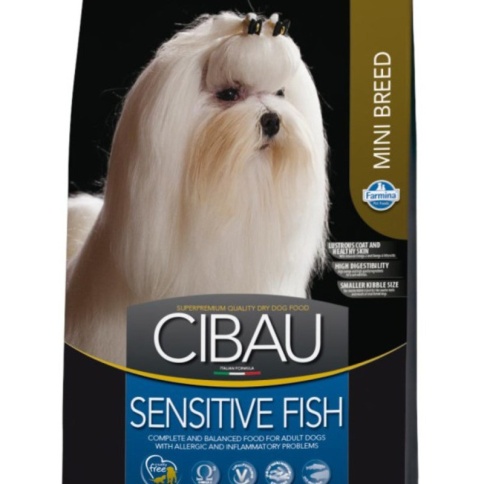для собак Farmina Cibau Sensitive Fish Mini - 2.5 кг фото 2