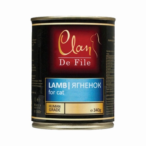 Консервы Clan De File для кошек с ягненком - 340 г фото 2