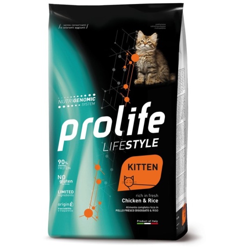 Prolife Lifestyle Kitten сухой корм для котят с курицей и рисом - 400 г фото 1
