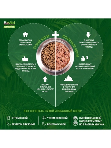 Сухой корм Monge BWild Grain Free с мясом буйвола для крупных кошек всех возрастов, 10 кг фото 5