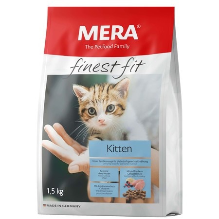 Mera Finest Fit Kitten сухой корм для котят с курицей - 1,5 кг фото 1