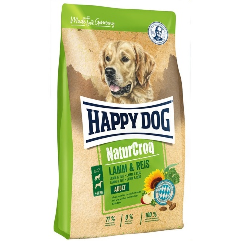 Happy Dog Premium NaturCroq Lamm & Reis для собак с ягненком и рисом - 4 кг фото 2