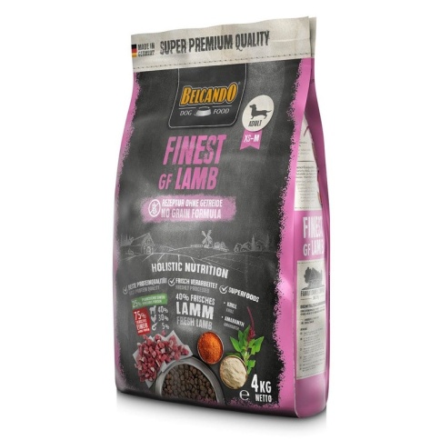 Belcando Finest Grain Free сухой беззерновой корм для привередливых собак с ягненком - 4 кг фото 1