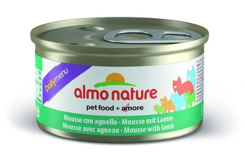 Almo Nature Daily Menu Adult Cat Mousse Lamb консервы нежный мусс для взрослых кошек меню с ягненком - 85 г фото 1