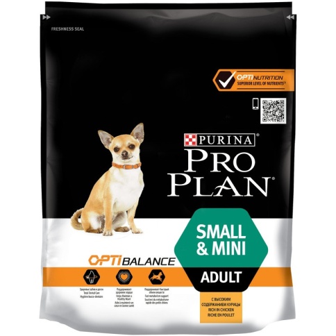 Purina Pro Plan Optibalance для здоровья костей и суставов, курица 700г (для мелких пород) фото 2