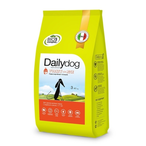 Сухой корм Dailydog Senior Medium Large Breed для пожилых собак средних и крупных пород с индейкой и рисом 3 кг фото 2
