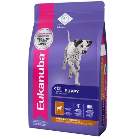 Eukanuba Puppy Lamb & Rice для щенков с ягненком и рисом - 2,5 кг фото 1