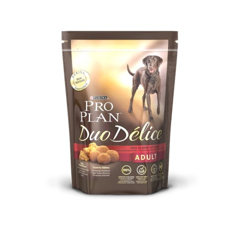 Purina Pro Plan Duo Delice сухой корм для взрослых собак крупных пород с говядиной и рисом - 700 гр фото 2