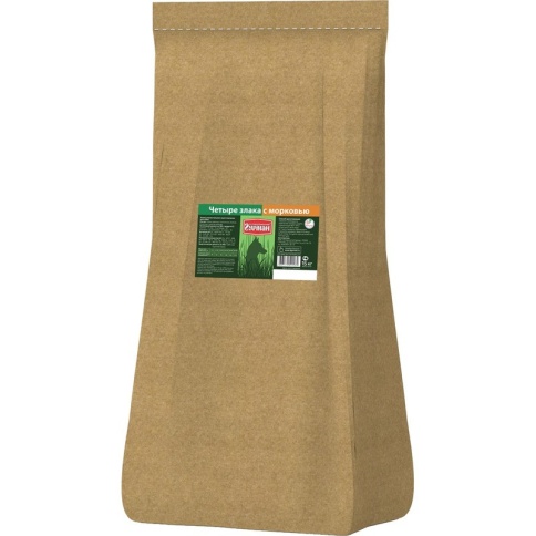 Каша для собак Четвероногий гурман 4 злака с морковью - 15 кг фото 1