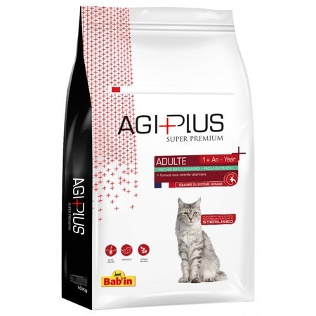 Babin Agi Plus adulte canard сухой корм для кошек и котов с мясом утки - 2 кг фото 1