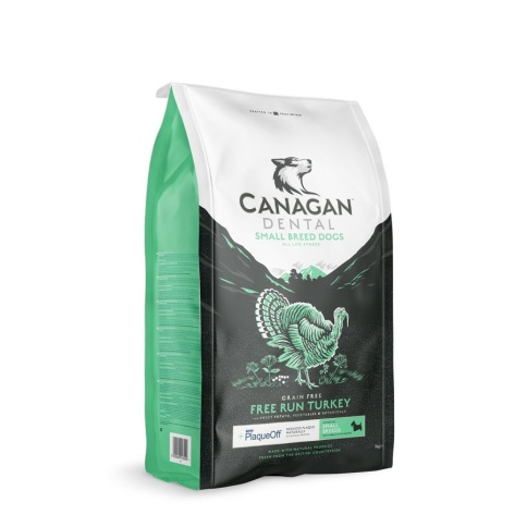 Canagan Small Dental сухой корм для собак мелких пород для ухода за полостью рта с индейкой - 2 кг фото 1