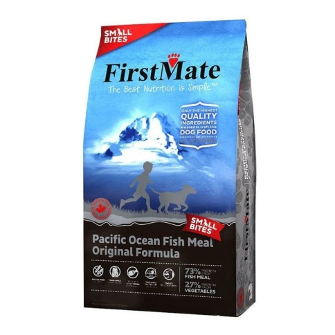 FirstMate Pacific Ocean Fish Meal Original Small Bites сухой беззерновой корм для взрослых собак мелких пород с рыбой - 2,3 кг фото 1