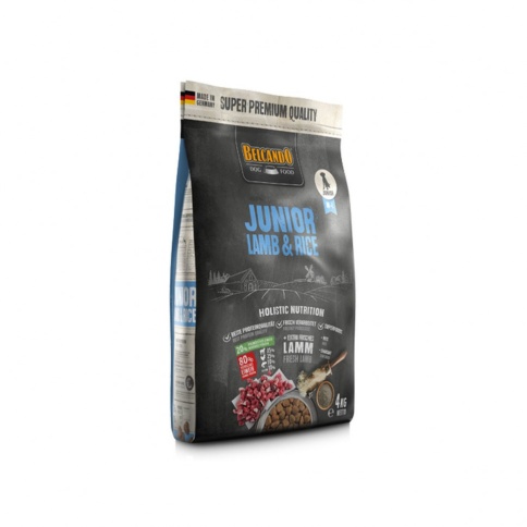 Belcando Junior Lamb & Rice сухой корм для щенков с ягненком и рисом - 4 кг фото 1