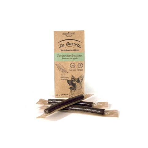 La Barrita лакомство для собак, палочки с ветчиной и курицей - 150 г фото 1