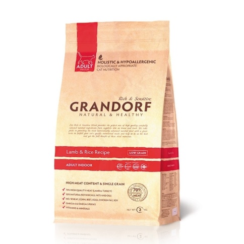 Grandorf Adult Indoor Lamb Rice 400 гр фото 1