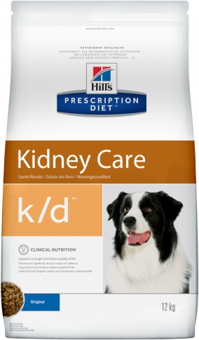 Hill's Prescription Diet k/d Kidney Care сухой диетический корм для собак диета для поддержания здоровья почек - 12 кг фото 1