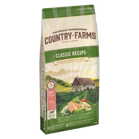 Сухой корм Country Farms для взрослых собак с лососем 2.5 кг фото 1
