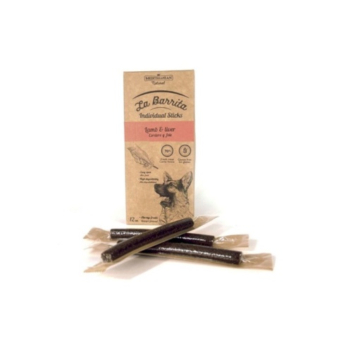La Barrita лакомство для собак, палочки с ягненком и печенью - 150 г фото 1