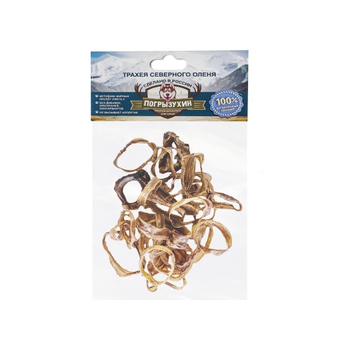 Лакомство Погрызухин для собак трахея северного оленя L фото 2