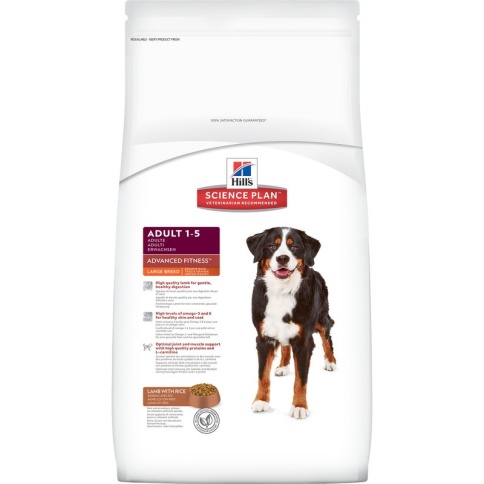 Hill's Science Plan (12 кг) Canine Adult Advanced Fitness Large Breed Lamb & Rice фото 2