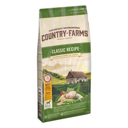 Сухой корм Country Farms для взрослых собак с курицей 12 кг фото 1