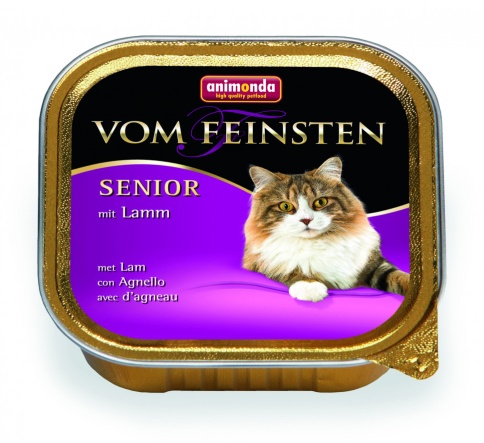 Animonda Консервы Vom Feinsten Senior с ягненком для кошек старше 7 лет - 100 г фото 1