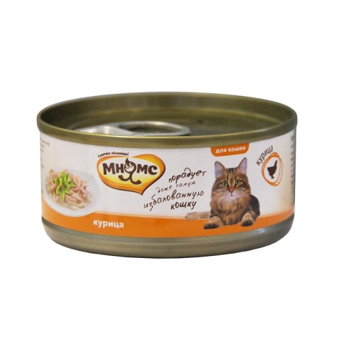 Мнямс консервы Курица в нежном желе для кошек - 70 г фото 2