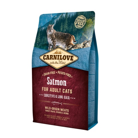Carnilove Salmon for Adult Cats для взрослых кошек с лососем - 6 кг фото 1