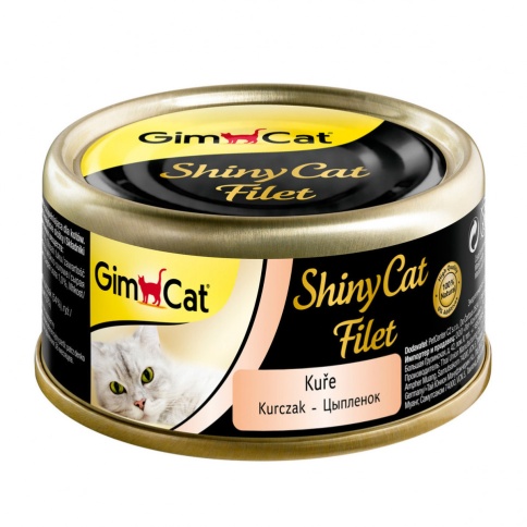 Gimborn GimCat ShinyCat Filet влажный корм для кошек из цыпленка - 70 г фото 1
