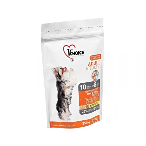1st Choice Adult для взрослых собак миниатюрных и мелких пород с курицей - 350 гр фото 2