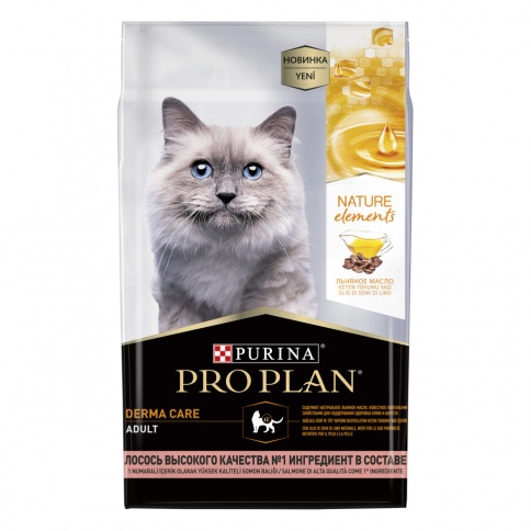 Сухой корм Pro Plan® Nature Elements для взрослых кошек, с высоким содержанием лосося, 7 кг фото 1