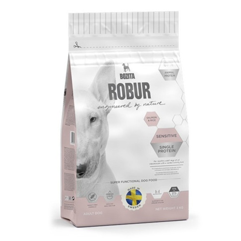 Bozita Robur Sensitive Single Protein сухой монопротеиновый корм для собак с лососем - 3 кг фото 2
