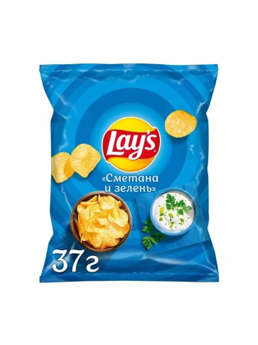 Лейз 37г Сметана Зелень фото 1