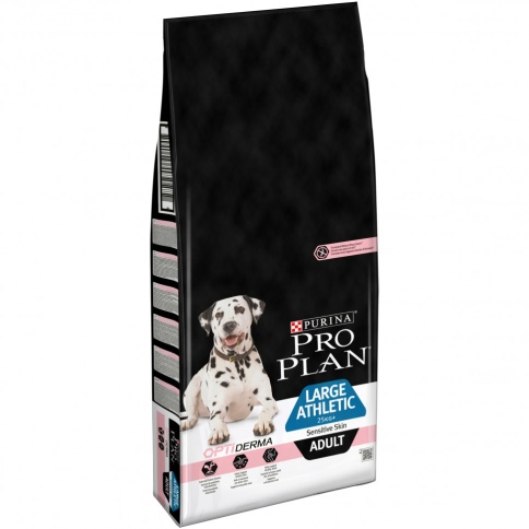 Purina Pro Plan Large Athletic Adult Sensitive Skin Salmon для взрослых крупных собак атлетического телосложения с чувствительной кожей лосось - 14 кг фото 1