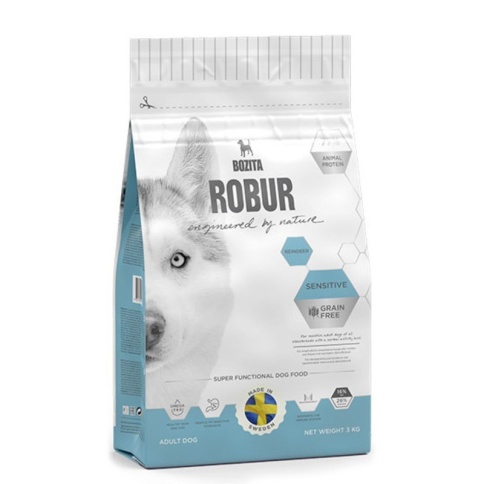 Bozita Robur Sensitive GF сухой беззерновой корм для собак с чувствительным пищеварением с олениной 3 кг фото 2
