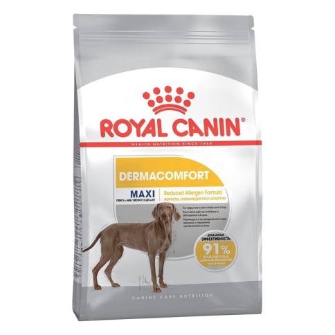 Сухой корм Royal Canin Maxi Dermacomfort для взрослых собак крупных пород, склонных к кожным раздражениям и зуду 10 кг фото 2