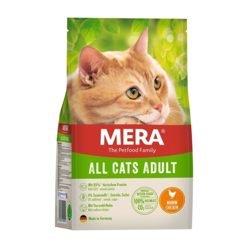 Mera Cats Adult All Cats Chicken сухой корм для взрослых кошек с курицей - 2 кг фото 1