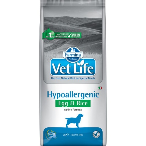 Farmina Vet Life Natural Diet Dog Hypoallergenic Egg & Rice - 2 кг фото 1