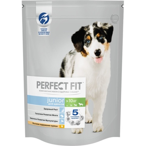 Perfect fit Сухой корм для щенков средних и крупных пород, с курицей - 700 г фото 1