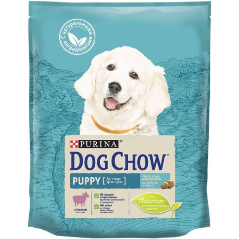 Purina Dog Chow сухой корм для щенков всех пород с ягнёнком - 800 гр фото 2