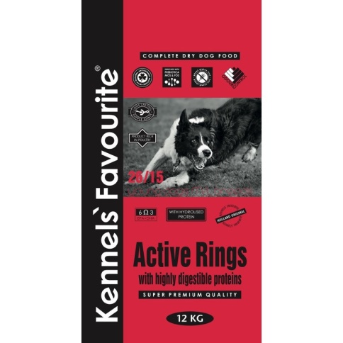 Kennels` Favourite Active Rings корм для взрослых собак со средним уровнем активности 4 кг фото 2