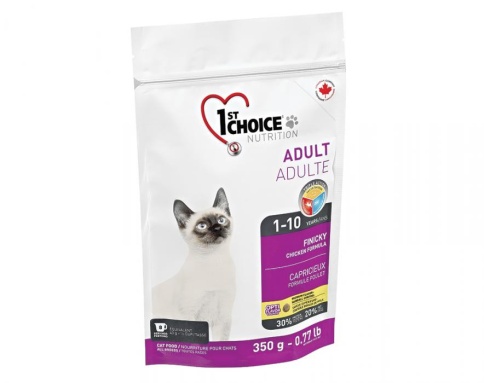 1st Choice Finicky для кошек с цыпленком - 350 гр фото 1