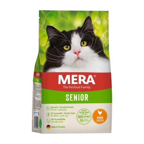Mera Cats Senior Chicken сухой корм для пожилых кошек с курицей - 2 кг фото 1