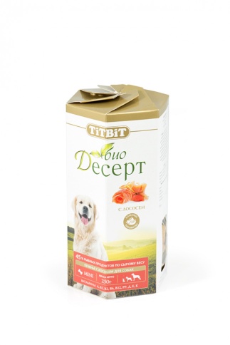 Titbit печенье с лососем мини (250) фото 1